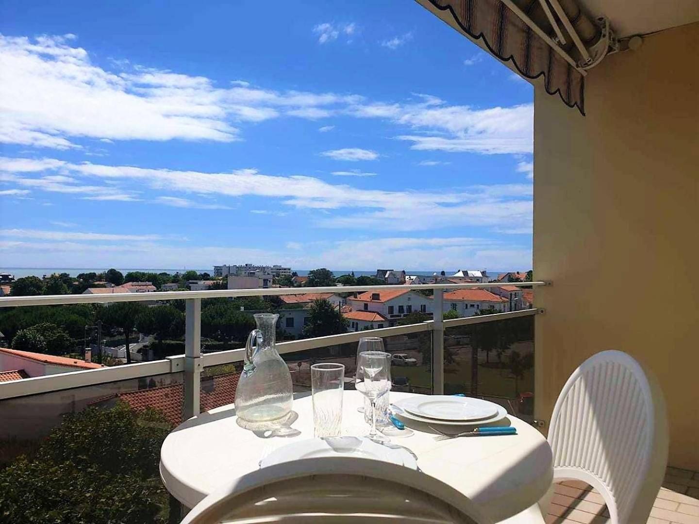 Royan - Appartement Vue Mer - Proximite Plage Et Parking Privatif Luaran gambar